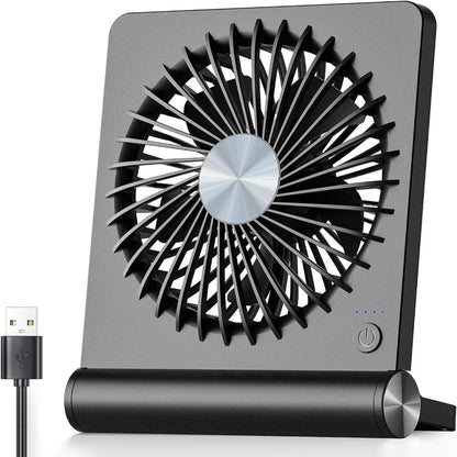 Starker Wind – Ultiem Stille USB Tafelventilator met 3 Snelheden