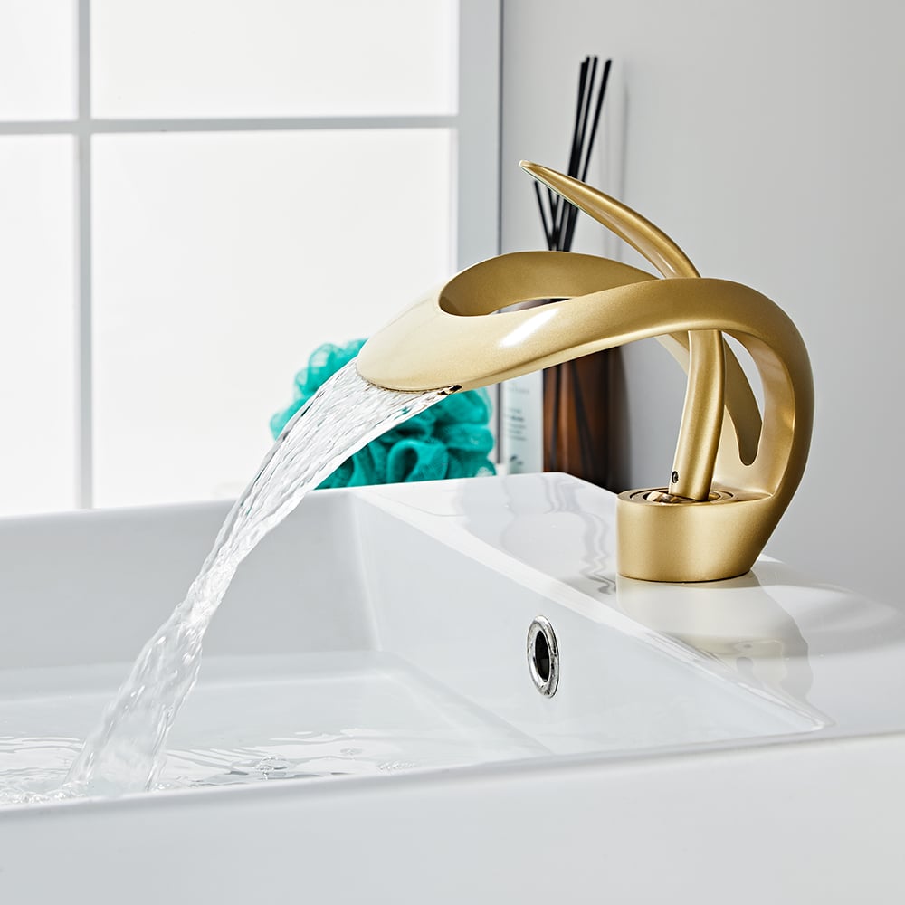 Stijlvolle Waterfall Einhebelkraan voor Luxe Badkamer