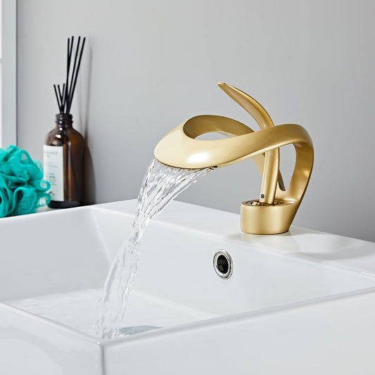 Stijlvolle Waterfall Einhebelkraan voor Luxe Badkamer
