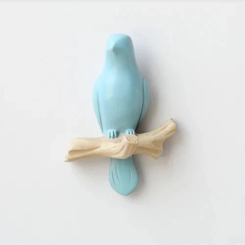 Vogellijn Houten Kapstok met Decoratief Vogelontwerp voor Wand