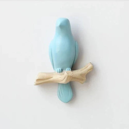 Vogellijn Houten Kapstok met Decoratief Vogelontwerp voor Wand