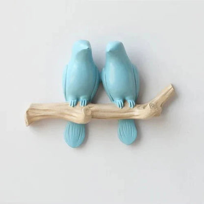 Vogellijn Houten Kapstok met Decoratief Vogelontwerp voor Wand