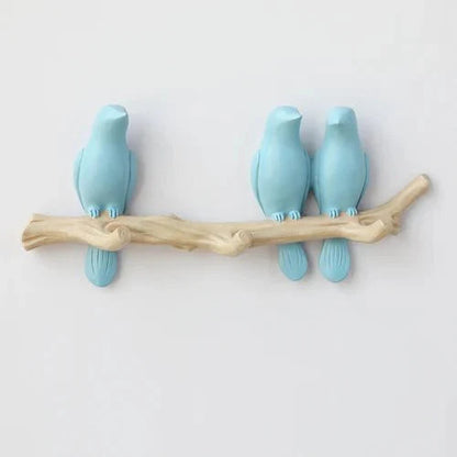 Vogellijn Houten Kapstok met Decoratief Vogelontwerp voor Wand