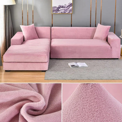 Luxe Stretch-Velours Bankhoes – Stijlvolle Bescherming voor Elke Bank