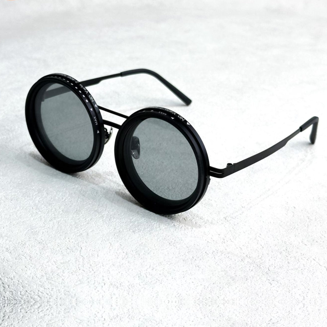 VisionRound Gepolariseerde Zonnebril – Unisex Retro Design met Verstelbare Lichtfilter