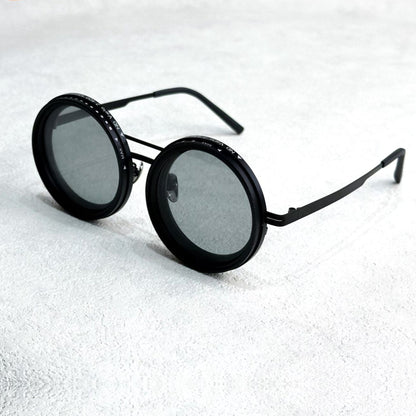 VisionRound Gepolariseerde Zonnebril – Unisex Retro Design met Verstelbare Lichtfilter