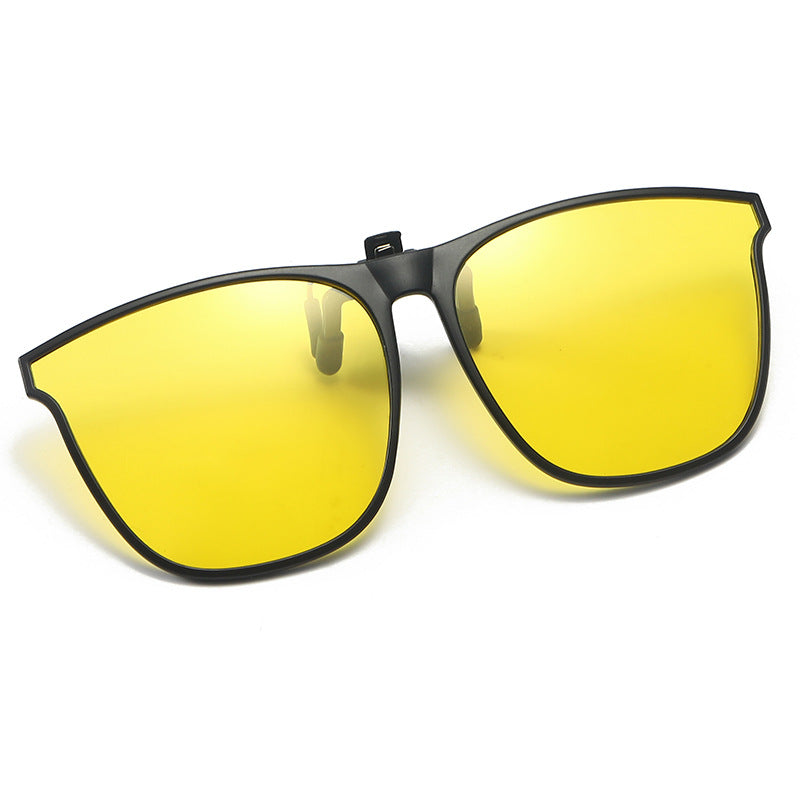 Clip-On Zonnebril met Gepolariseerde Lenzen en UV400 Bescherming