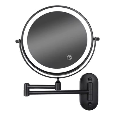 GlowView Oplaadbare Make-up Spiegel met Verlichting en Vergroting