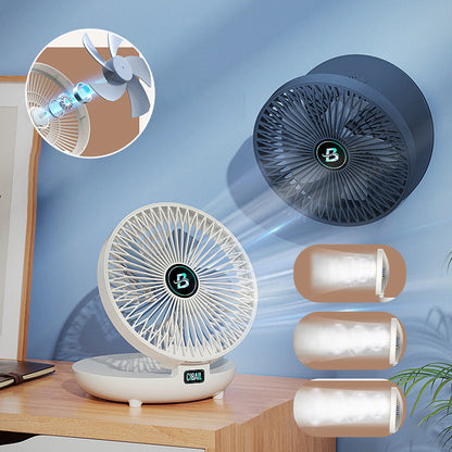 BreezeBuddy Draagbare Ventilator – Krachtige, Stille & Compacte Persoonlijke Verkoeling met Lange Batterijduur