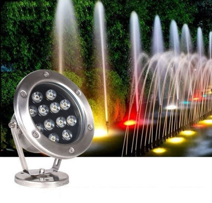 Roestvrij stalen onderwaterlamp met LED-verlichting 18W warmwit IP68