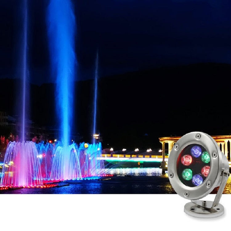 Roestvrij stalen onderwaterlamp met LED-verlichting 18W warmwit IP68