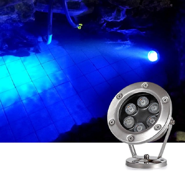 Roestvrij stalen onderwaterlamp met LED-verlichting 18W warmwit IP68