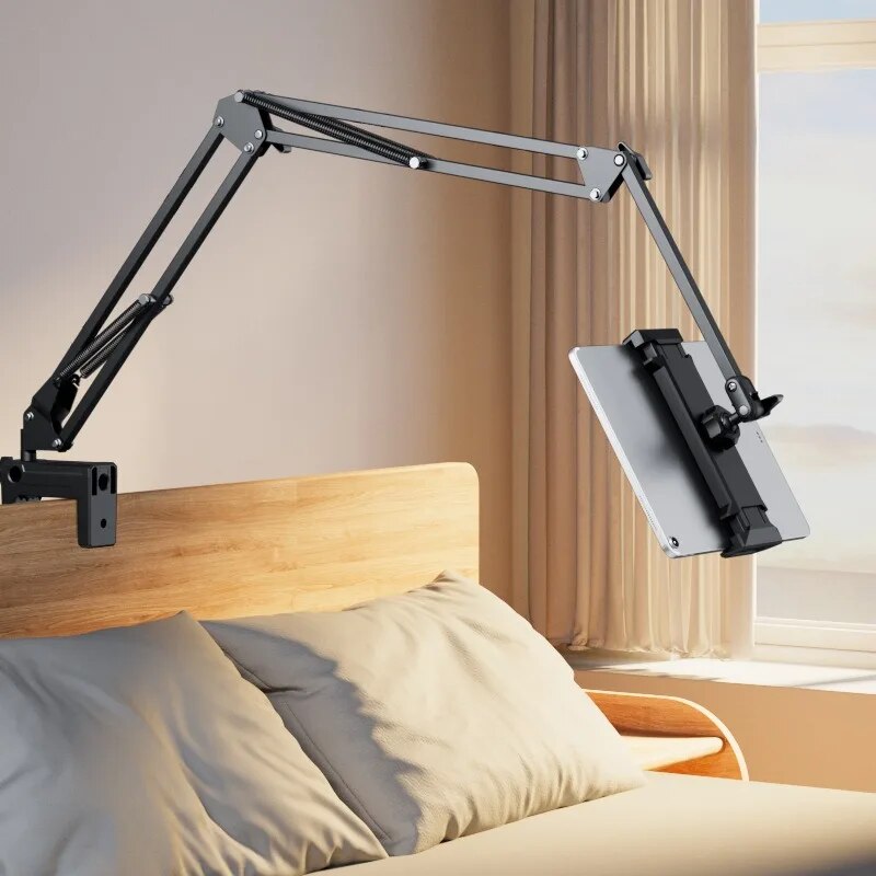 Universele draaibare tabletstandaard – 360° rotatie – verstelbare aluminium arm