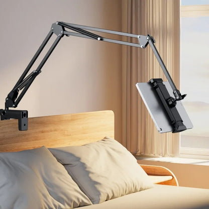 Universele draaibare tabletstandaard – 360° rotatie – verstelbare aluminium arm