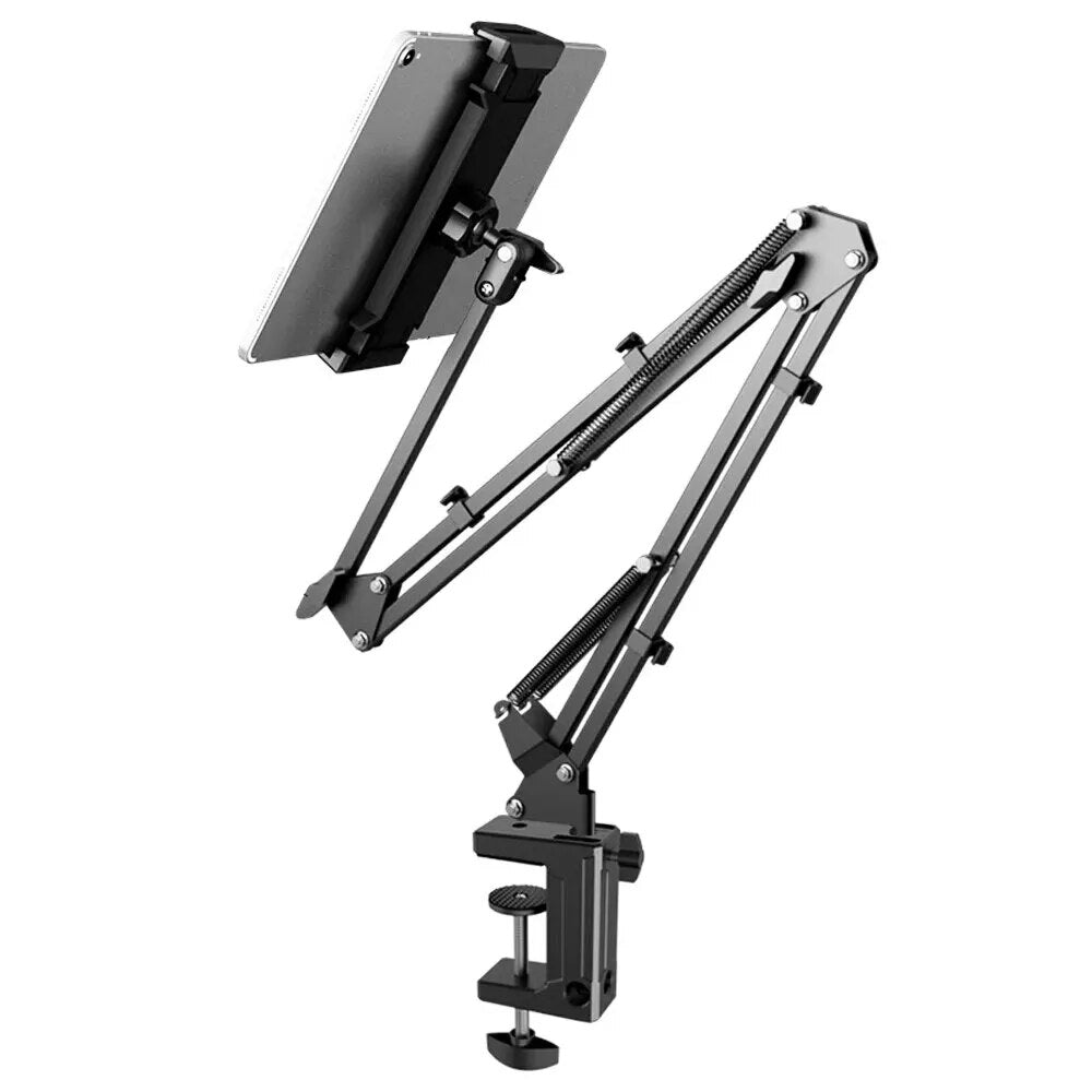 Universele draaibare tabletstandaard – 360° rotatie – verstelbare aluminium arm