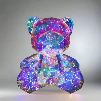 Teddy Beer Nachtlampje met Regenbogen LED Verlichting