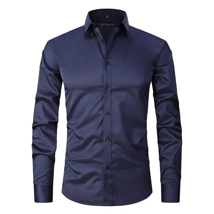 Teddy Stretch Anti-Kreuk Hemd