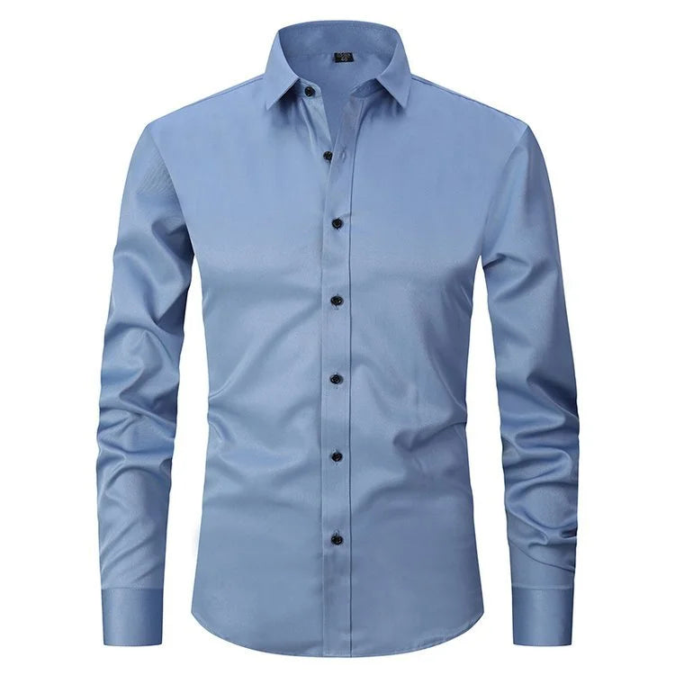 Teddy Stretch Anti-Kreuk Hemd