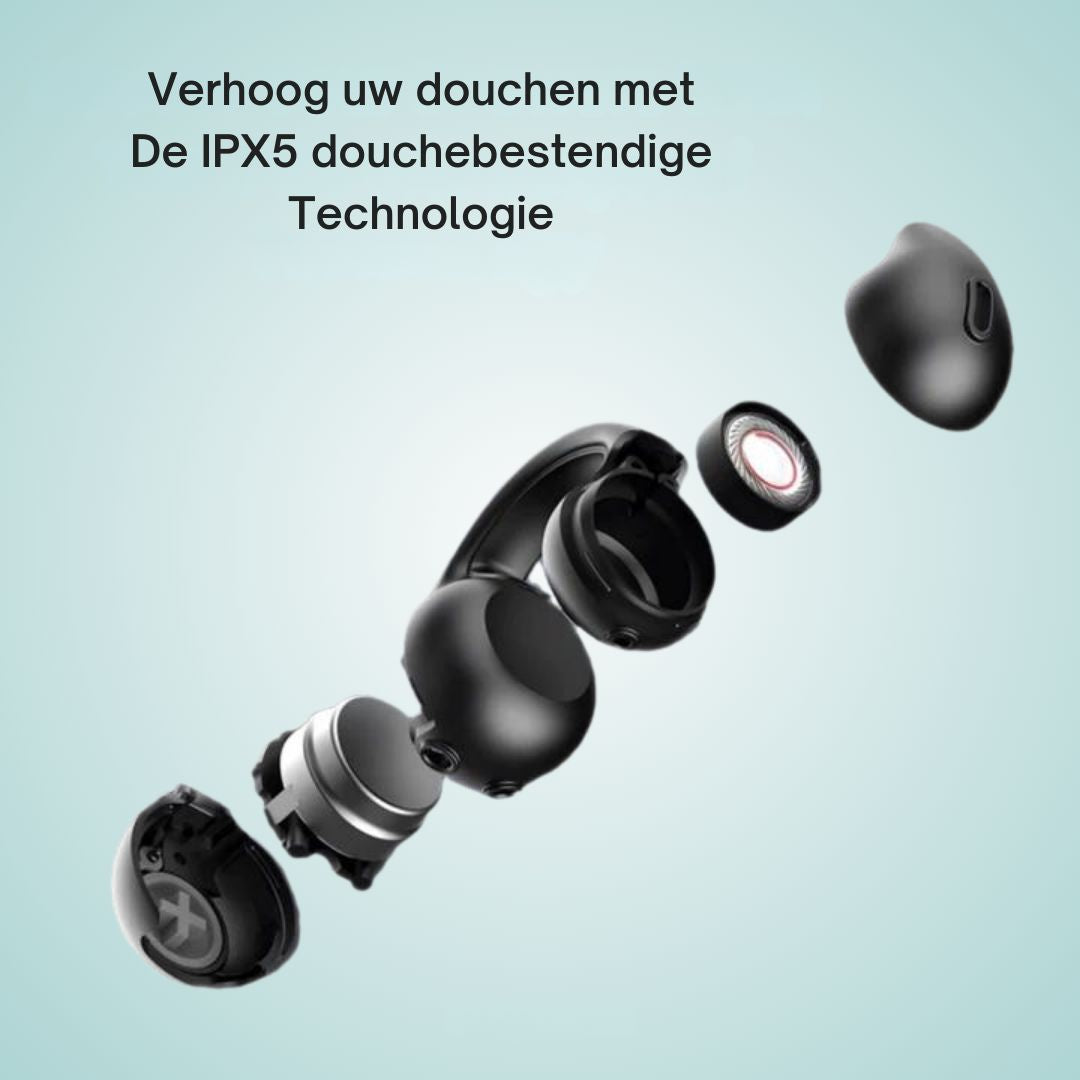 Waterklank Oordopjes – Draadloze Waterdichte Oordopjes voor Douche en Sport