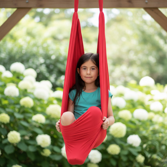 Kinder Cocoon Schommel – Sensorische Hangstoel voor Rust en Ontspanning