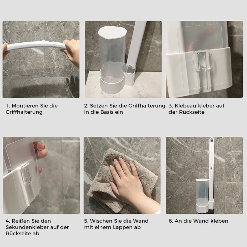 HygiBrush Wegwerp Toiletborstel met Verwisselbare Sponskoppen