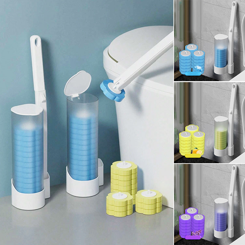 HygiBrush Wegwerp Toiletborstel met Verwisselbare Sponskoppen