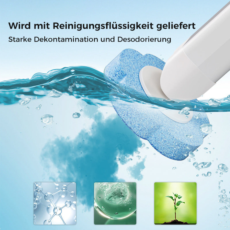 HygiBrush Wegwerp Toiletborstel met Verwisselbare Sponskoppen