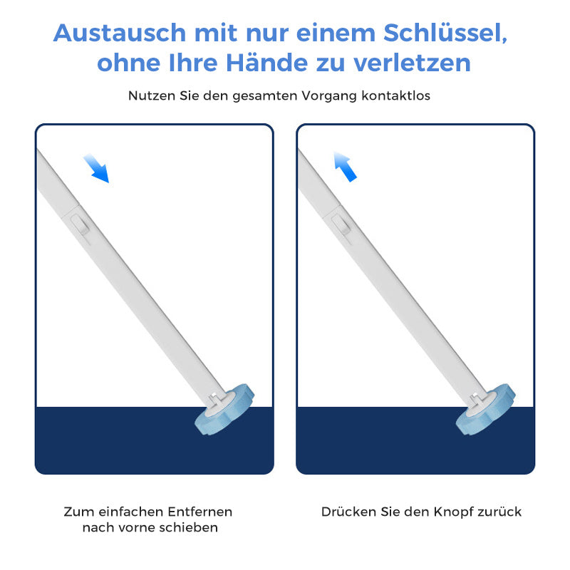 HygiBrush Wegwerp Toiletborstel met Verwisselbare Sponskoppen