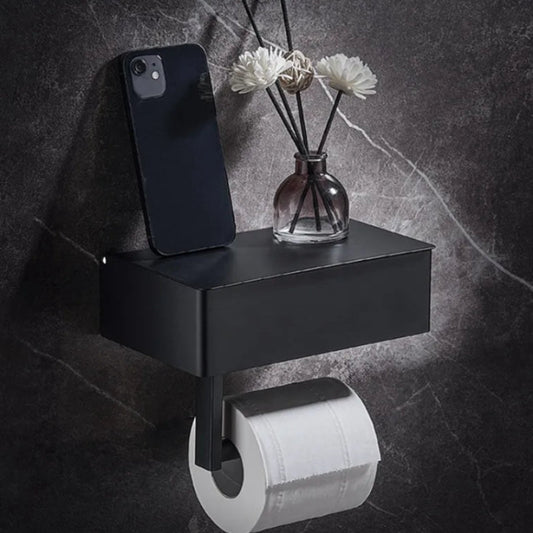 Bathora Toiletpapierhouder met Opbergruimte en Wandmontage