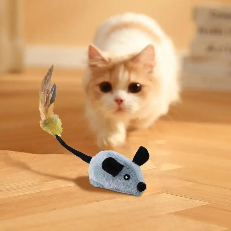 Turbo Muis met Licht & Geluid - Het Zelfspelende Speeltje voor Je Kat!