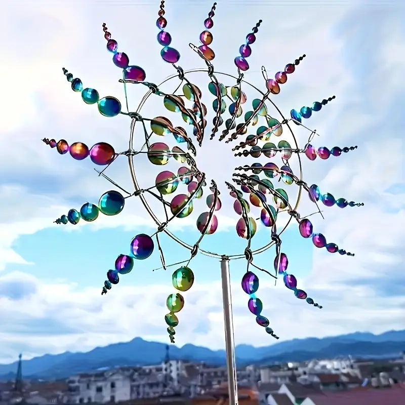 ZonneSchijn Windspinner – Weerbestendig Metalen Tuindecoratie Kunstwerk