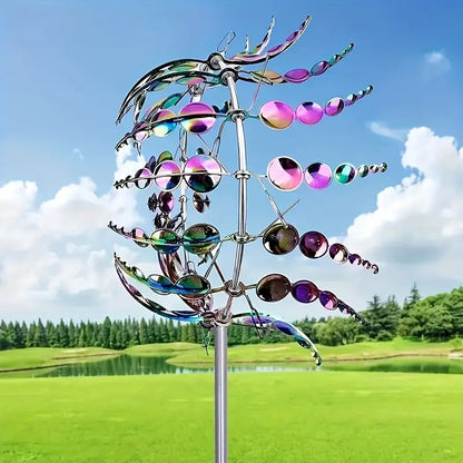 ZonneSchijn Windspinner – Weerbestendig Metalen Tuindecoratie Kunstwerk