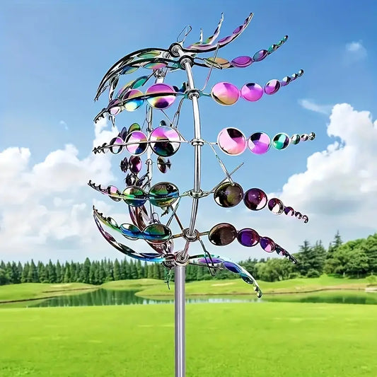 ZonneSchijn Windspinner – Weerbestendig Metalen Tuindecoratie Kunstwerk