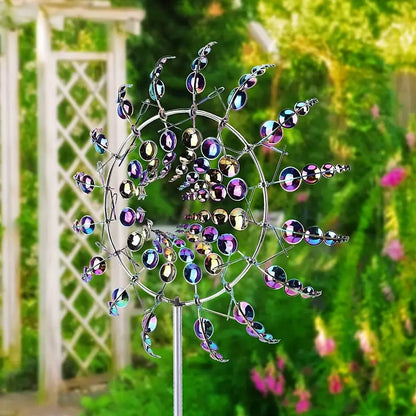ZonneSchijn Windspinner – Weerbestendig Metalen Tuindecoratie Kunstwerk