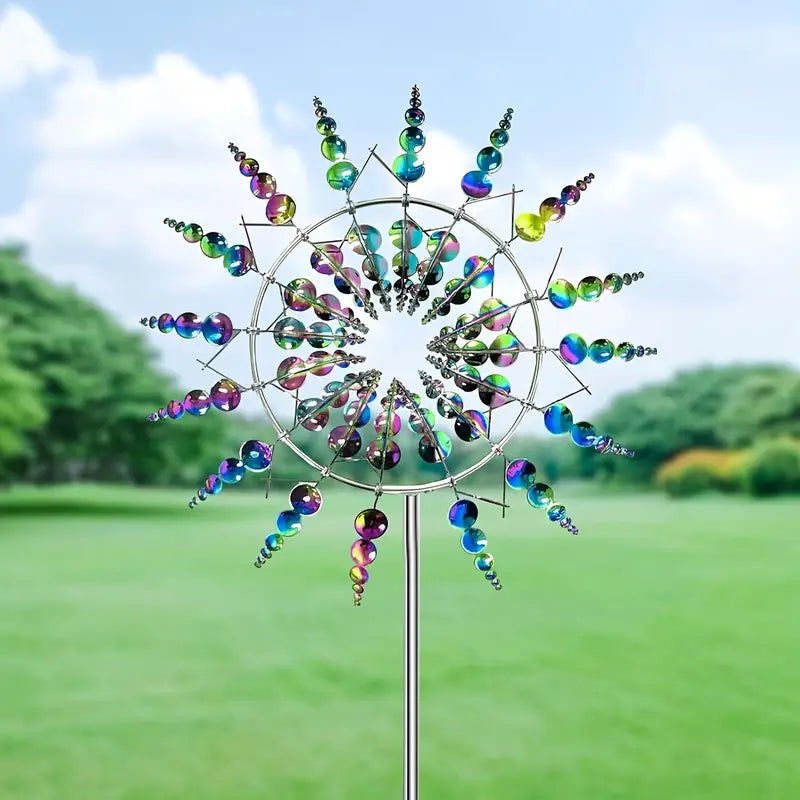 ZonneSchijn Windspinner – Weerbestendig Metalen Tuindecoratie Kunstwerk