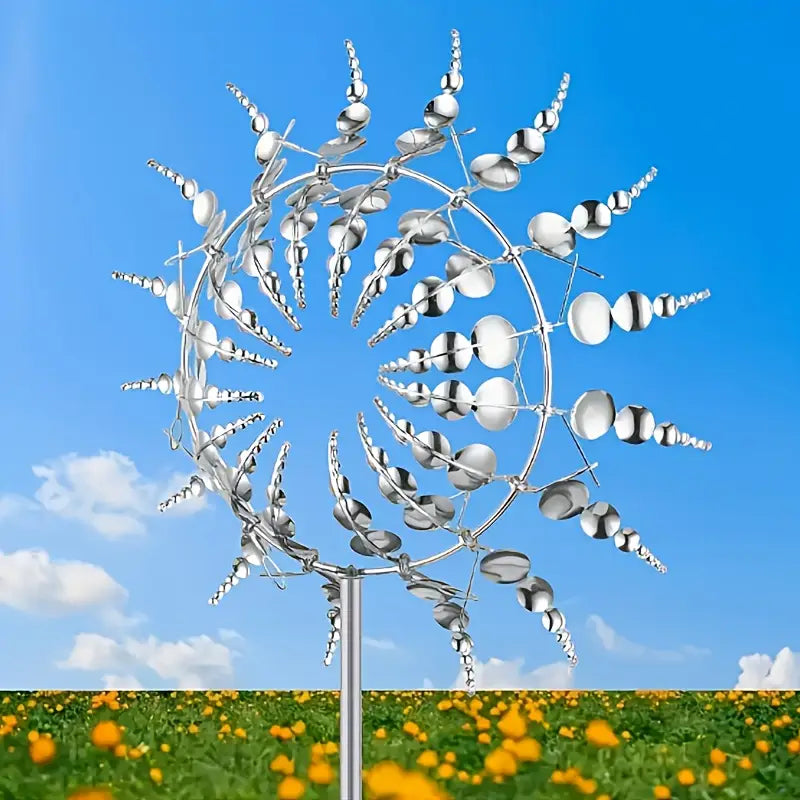 ZonneSchijn Windspinner – Weerbestendig Metalen Tuindecoratie Kunstwerk