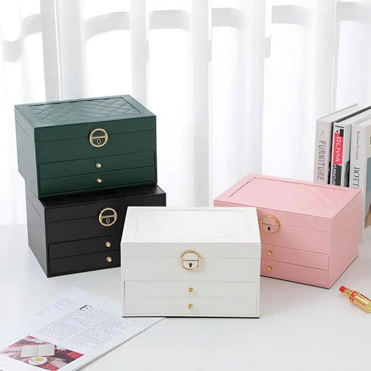 EleganceBox Luxe Sieradendoos – Meervoudige Opbergbox voor Sieraden