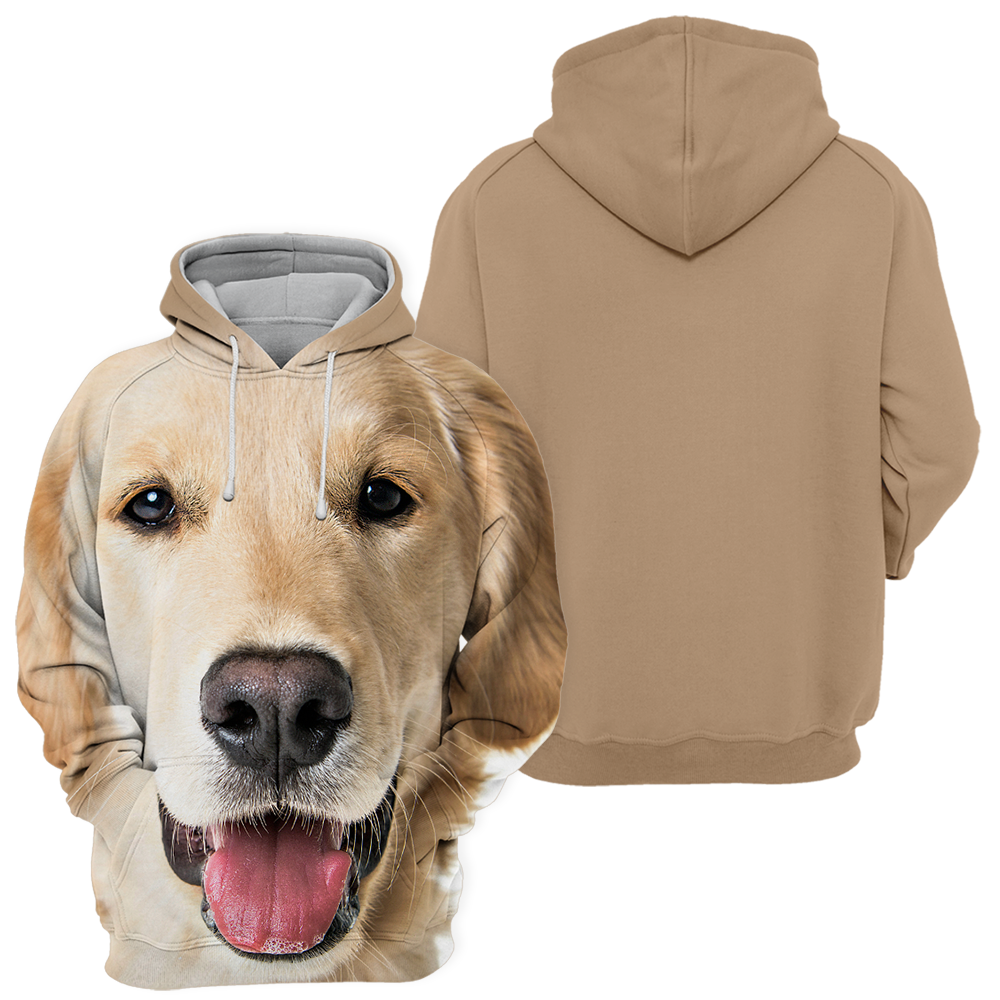 Unisex Honden Hoodie | Golden Retriever Young