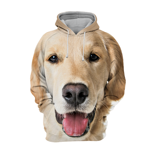 Unisex Honden Hoodie | Golden Retriever Young