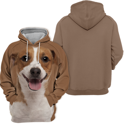 Unisex Honden Hoodie | Jack Russell Terrier Happy