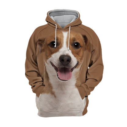 Unisex Honden Hoodie | Jack Russell Terrier Happy