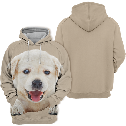 Unisex Honden Hoodie | Labrador Retriever Puppy