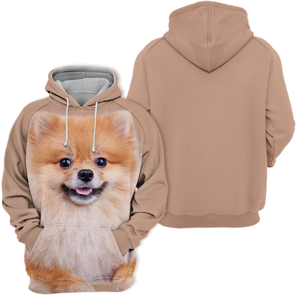 Unisex Honden Hoodie | Pomeranian