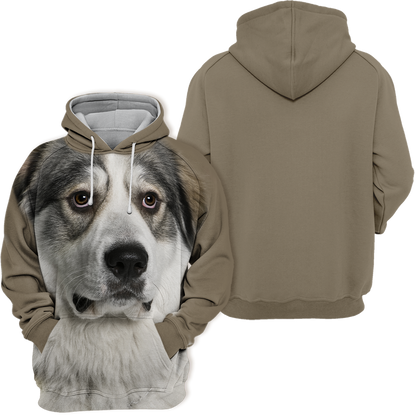 Unisex Honden Hoodie | Pyrenean Mountain