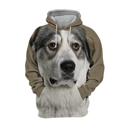 Unisex Honden Hoodie | Pyrenean Mountain