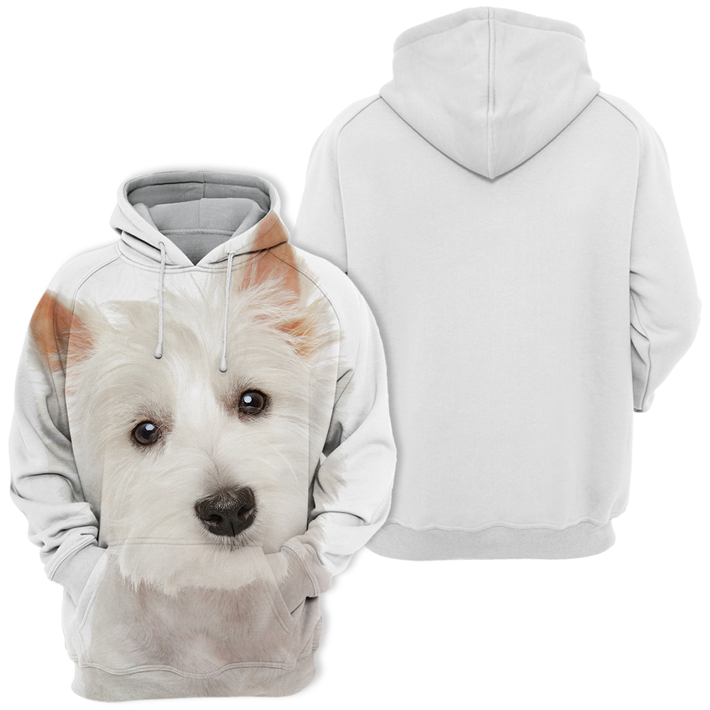 Unisex Honden Hoodie | West Highland Terrier Westie