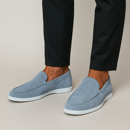 ZomerLuxe Heren Suède Loafers – Comfortabele Instappers met Gewatteerde Binnenzool