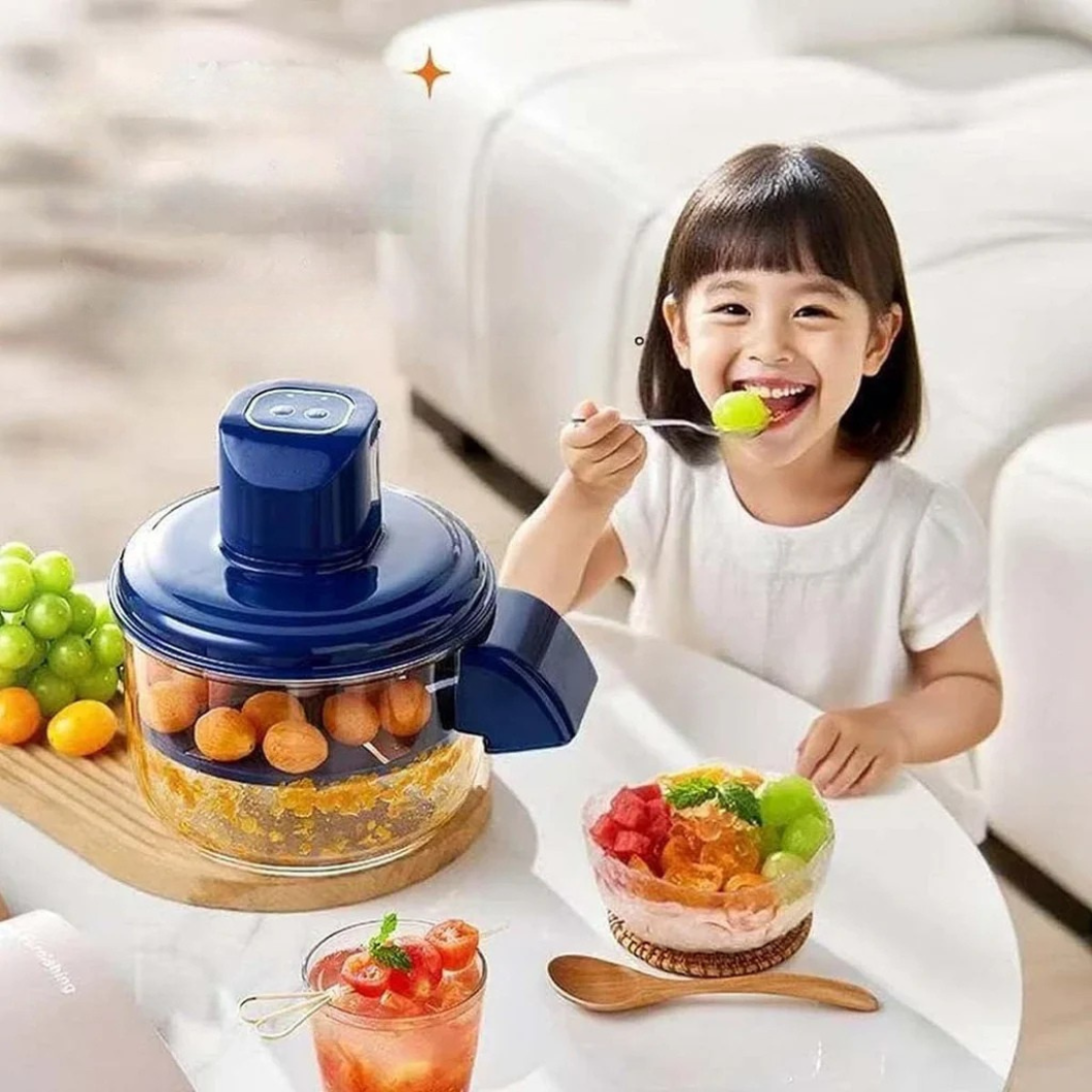 Automatische fruitschiller | Oplaadbaar & roestvrij staal | 50W motor & precisieblad | Snelle & schone schil