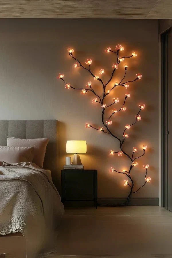 WillowGlow LED Wandtaklamp | Decoratieve Verlichte Wandkunst