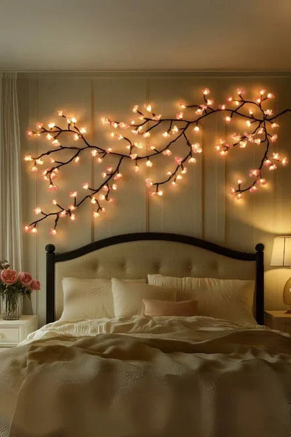 WillowGlow LED Wandtaklamp | Decoratieve Verlichte Wandkunst
